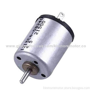 2.5V DC Micro Motor for Tooth Brush with 19,500rpm No-load Speed
